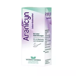 ARANICYN Mistura de remédio para a bílis hepática, 50 ml