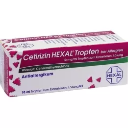 CETIRIZIN HEXAL Gotas para alergias, 10 ml