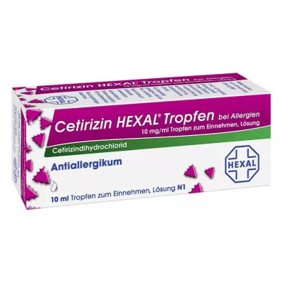 CETIRIZIN HEXAL Gotas para alergias, 10 ml CETIRIZIN HEXAL Gotas para alergias, 10 ml