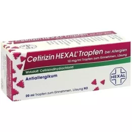 CETIRIZIN HEXAL Gotas para alergias, 20 ml