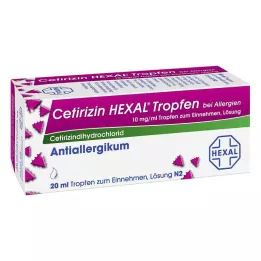 CETIRIZIN HEXAL Gotas para alergias, 20 ml