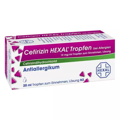 CETIRIZIN HEXAL Gotas para alergias, 20 ml CETIRIZIN HEXAL Gotas para alergias, 20 ml