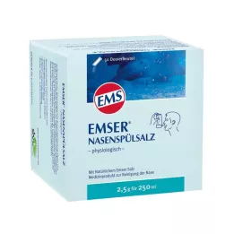 EMSER Sal para lavagem nasal Btl. fisiológico, 50 unid