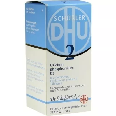 BIOCHEMIE DHU 2 Calcium phosphoricum D 3 Tablets, 200 Capsules