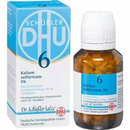 BIOCHEMIE DHU 6 Potassium sulphuricum D 6 Tablets, 200 Capsules