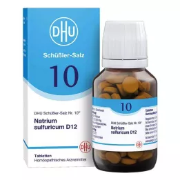 BIOCHEMIE DHU 10 Natrium sulfuricum D 12 Comprimidos, 200 Cápsulas