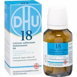 BIOCHEMIE DHU 18 Calcium sulphuratum D 6 Tablets, 200 Capsules
