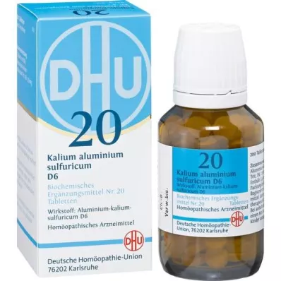 BIOCHEMIE DHU 20 Potassium alum.sulfur.D 6 Tablets, 200 pcs