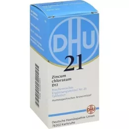 BIOCHEMIE DHU 21 Zincum chloratum D 12 Comprimidos, 200 Cápsulas