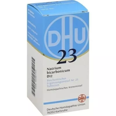 BIOCHEMIE DHU 23 Natrum bicarbonicum D 12 comprimidos, 200 unid BIOCHEMIE DHU 23 Natrum bicarbonicum D 12 comprimidos, 200 unid