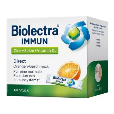 BIOLECTRA Immune Direct Sticks, 40 unidades