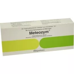 METEOZYM Comprimidos revestidos por película, 20 unidades