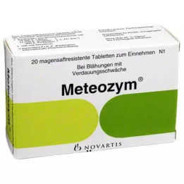 METEOZYM Comprimidos revestidos por película, 20 unidades