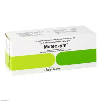 METEOZYM Comprimidos revestidos por película, 50 unidades