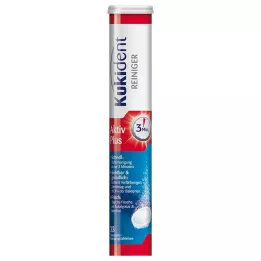 KUKIDENT Cleaner Express Active Plus Tabs, 33 unidades