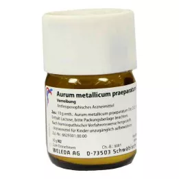 AURUM METALLICUM PRAEPARATUM D 12 Trituração, 50 g