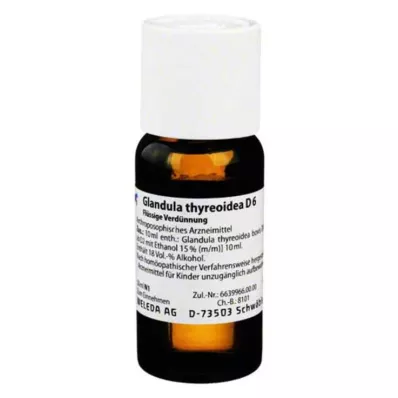 GLANDULA THYREOIDEA Diluição D 6, 50 ml