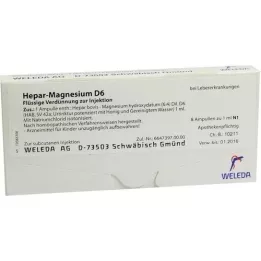 HEPAR MAGNESIUM D 6 ampolas, 8X1 ml
