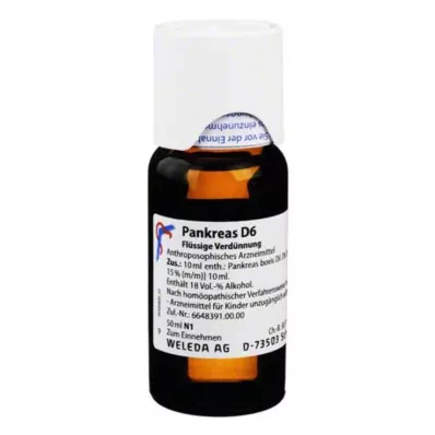 PANKREAS Diluição D 6, 50 ml