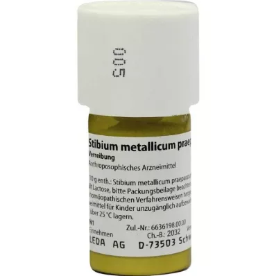 STIBIUM METALLICUM PRAEPARATUM D 10 Trituração, 20 g STIBIUM METALLICUM PRAEPARATUM D 10 Trituração, 20 g