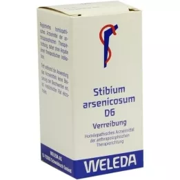 STIBIUM ARSENICOSUM D 6 Trituração, 20 g