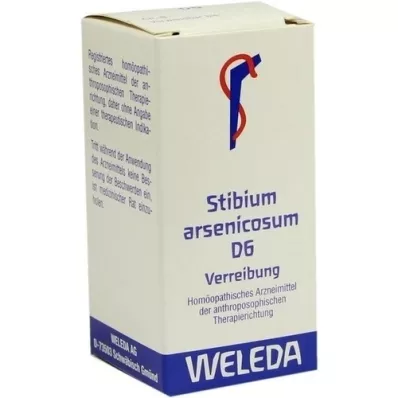 STIBIUM ARSENICOSUM D 6 Trituração, 20 g