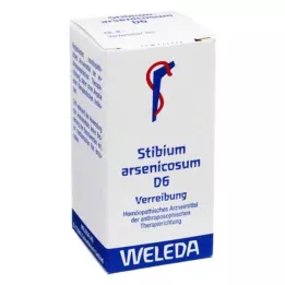STIBIUM ARSENICOSUM D 6 Trituração, 20 g