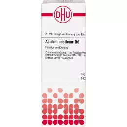 ACIDUM ACETICUM Diluição D 6, 20 ml