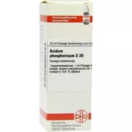 ACIDUM PHOSPHORICUM Diluição D 30, 20 ml