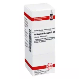 ACIDUM SULFURICUM Diluição D 12, 20 ml