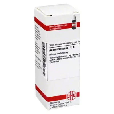 ADONIS VERNALIS Diluição D 6, 20 ml ADONIS VERNALIS Diluição D 6, 20 ml