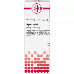 AGARICUS Diluição D 3, 20 ml