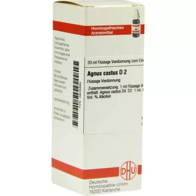 AGNUS CASTUS Diluição D 2, 20 ml AGNUS CASTUS Diluição D 2, 20 ml