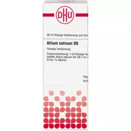 ALLIUM SATIVUM Diluição D 6, 20 ml