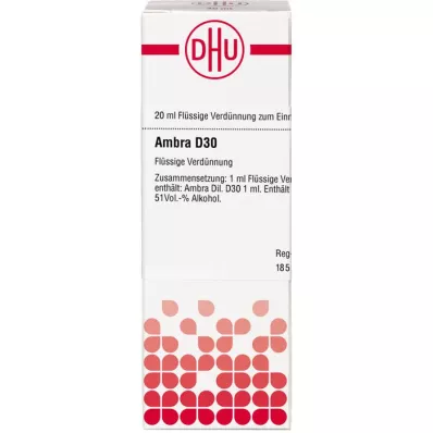 AMBRA Diluição D 30, 20 ml