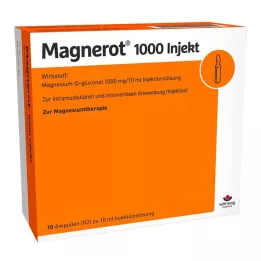 MAGNEROT 1000 Ampolas de injeção, 10X10 ml