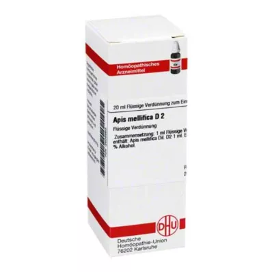 APIS MELLIFICA Diluição D 2, 20 ml APIS MELLIFICA Diluição D 2, 20 ml