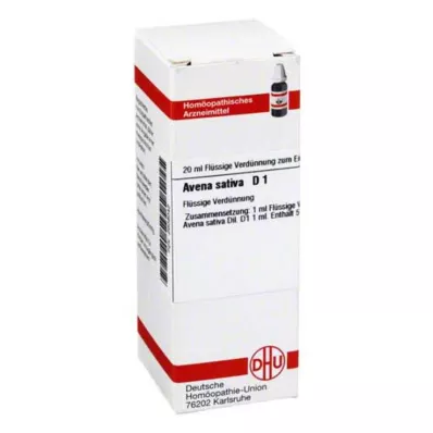 AVENA SATIVA D 1 diluição, 20 ml AVENA SATIVA D 1 diluição, 20 ml
