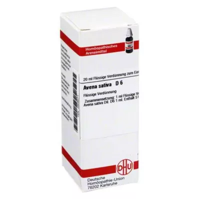 AVENA SATIVA Diluição D 6, 20 ml AVENA SATIVA Diluição D 6, 20 ml