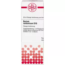 BARIUM CARBONICUM Diluição D 10, 20 ml