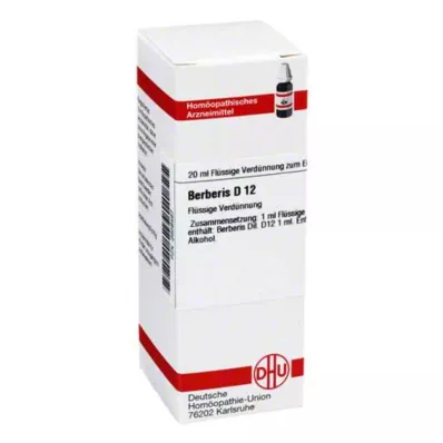 BERBERIS Diluição D 12, 20 ml BERBERIS Diluição D 12, 20 ml
