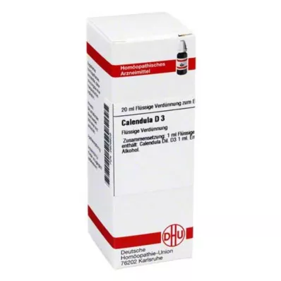 CALENDULA Diluição D 3, 20 ml CALENDULA Diluição D 3, 20 ml