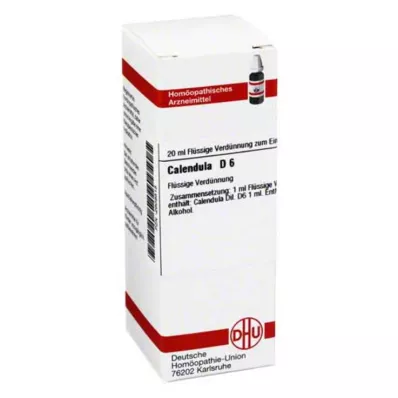 CALENDULA Diluição D 6, 20 ml CALENDULA Diluição D 6, 20 ml
