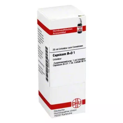 CAPSICUM Tintura-mãe D 1, 20 ml CAPSICUM Tintura-mãe D 1, 20 ml