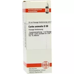 CARBO ANIMALIS Diluição D 30, 20 ml