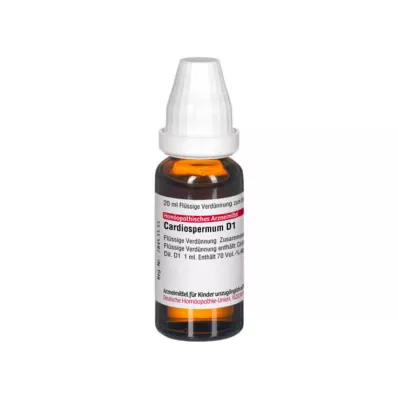 CARDIOSPERMUM D 1 diluição, 20 ml CARDIOSPERMUM D 1 diluição, 20 ml