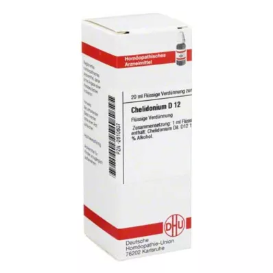 CHELIDONIUM Diluição D 12, 20 ml CHELIDONIUM Diluição D 12, 20 ml