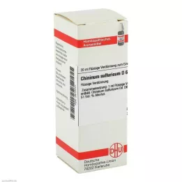CHININUM SULFURICUM Diluição D 6, 20 ml
