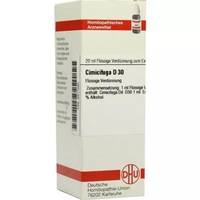 CIMICIFUGA Diluição D 30, 20 ml CIMICIFUGA Diluição D 30, 20 ml