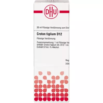 CROTON TIGLIUM Diluição D 12, 20 ml